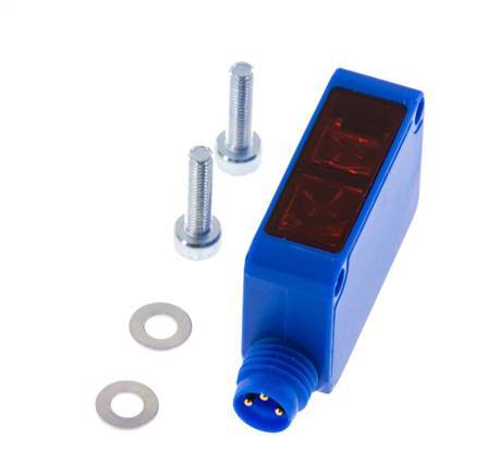 Diffuse-Reflective Photoelectric Sensor with Background Fade-out 10-300 mm M8 3-pin