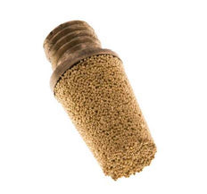 Pneumatic Muffler Sintered Bronze M5 [5 Pieces]