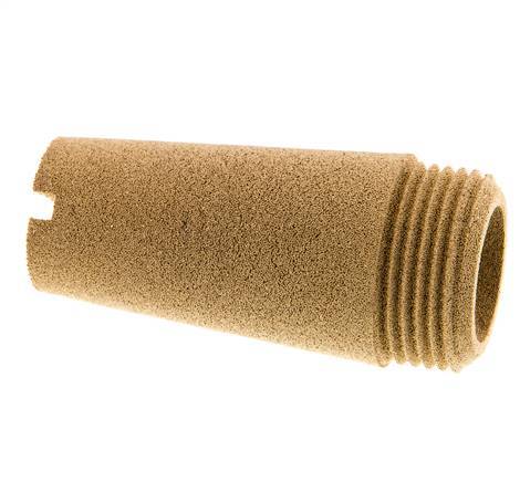 G1'' Sintered Bronze Pneumatic Muffler Screw Slot