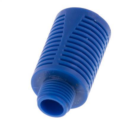 G1/8'' Plastic Pneumatic Muffler Self-Cleaning Granulate Filling [5 Pieces]