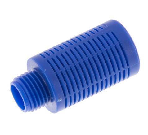 G1/4'' Plastic Pneumatic Muffler Self-Cleaning Granulate Filling [5 Pieces]