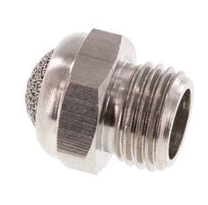 G1/4'' Stainless Steel Compact Pneumatic Muffler 1.4301 Wire Mesh