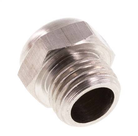 G1/4'' Stainless Steel Compact Pneumatic Muffler 1.4301 Wire Mesh