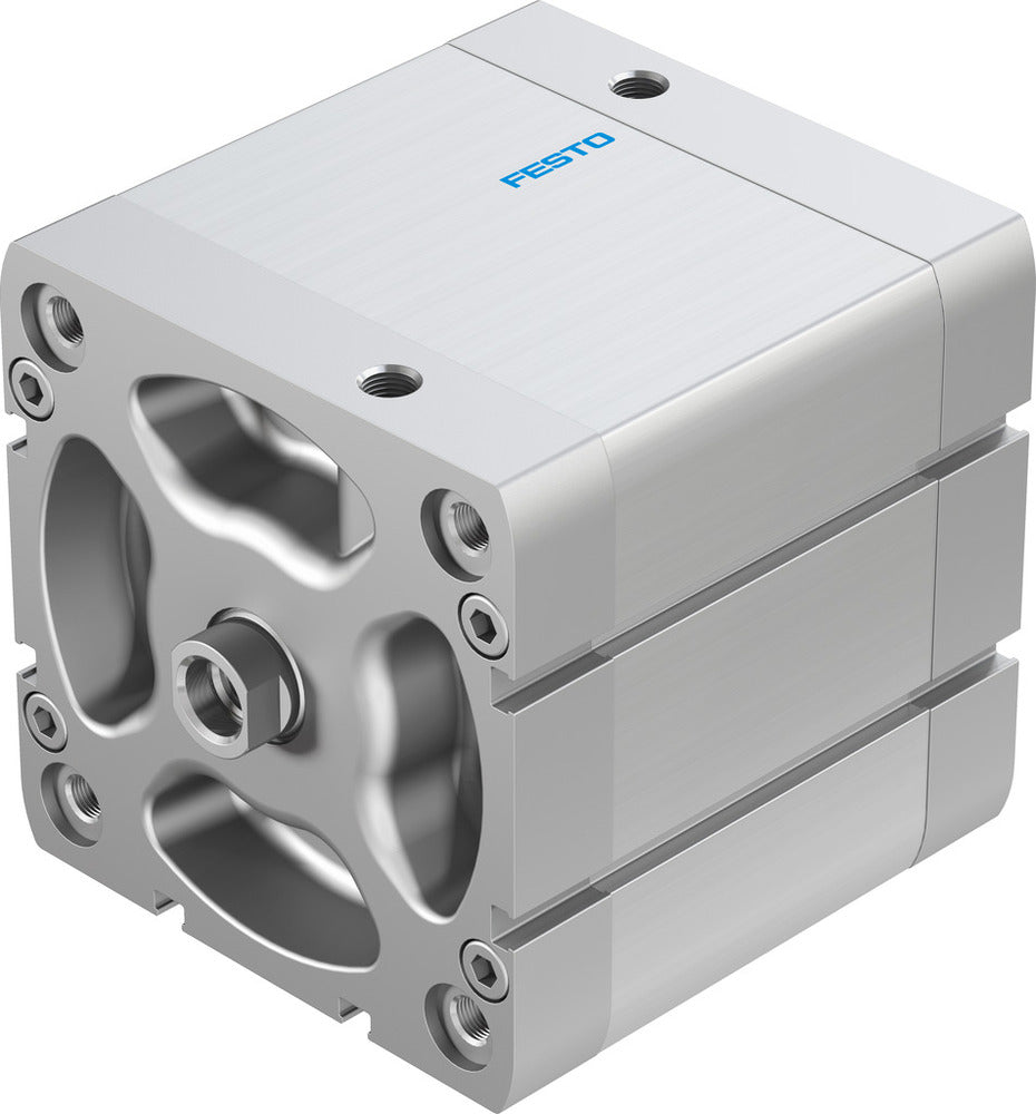 Festo Compact Cylinder 100mm Bore 50mm Stroke ISO 21287 Double Acting - 577196