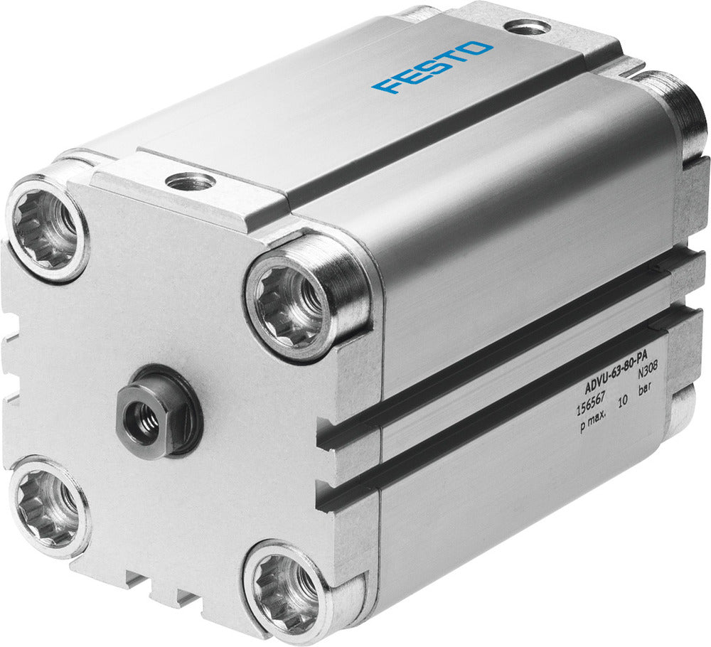 Festo Compact Cylinder 40mm Bore 50mm Stroke Double Acting - 156547