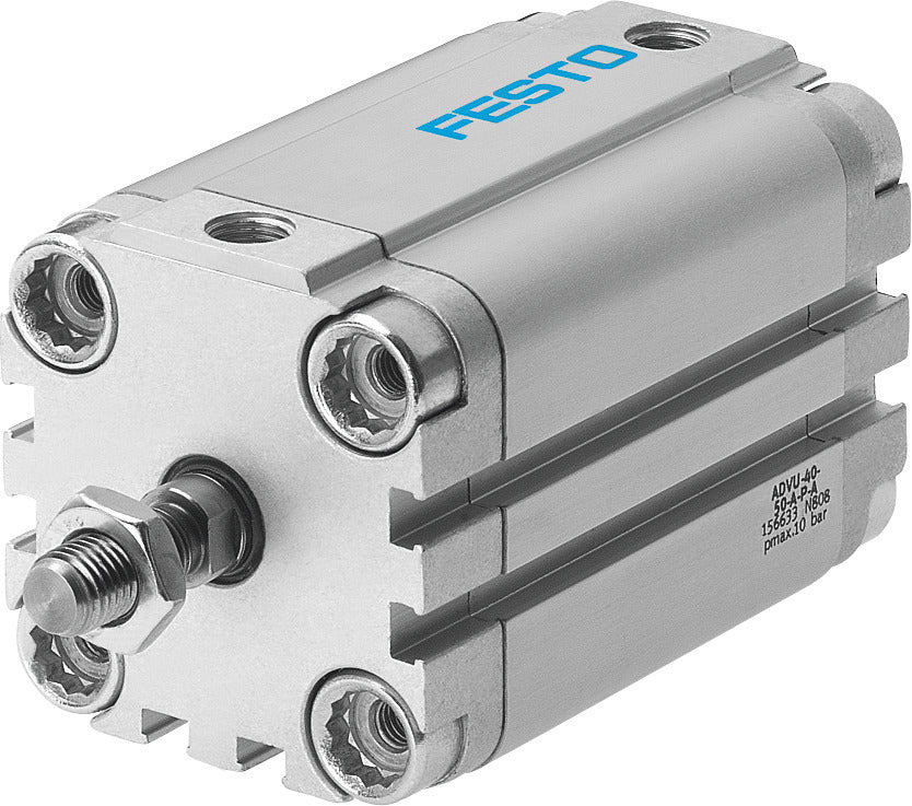 Festo Compact Cylinder 63mm Bore 10mm Stroke Double Acting - 156645