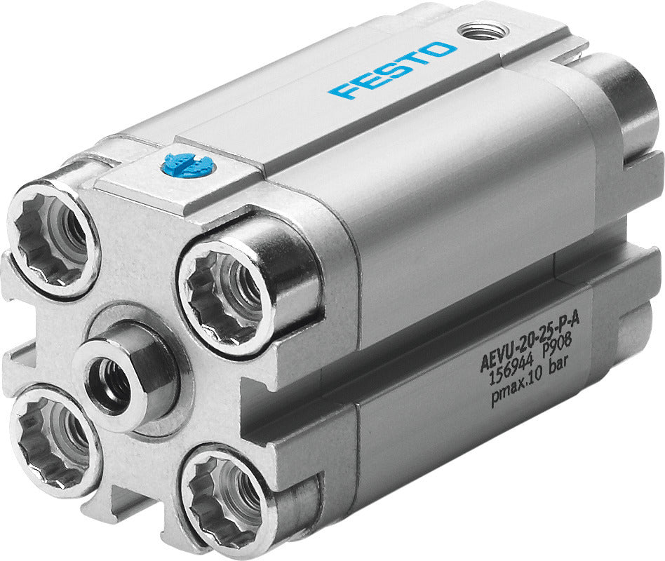 Festo Compact Cylinder 25mm Bore 5mm Stroke Single Acting - 156945