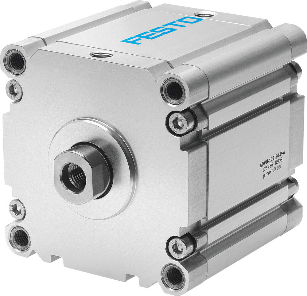 Festo Compact Cylinder 125mm Bore 60mm Stroke Double Acting - 175757