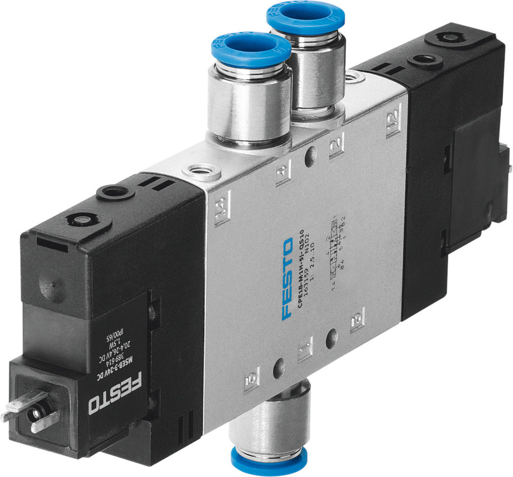 Festo 5/2 Bistable Air Solenoid Valve QS-8 850l/min - 163151