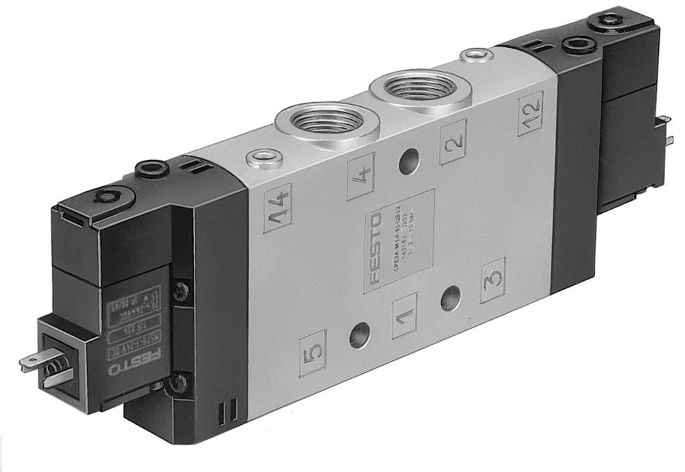 Festo 5/3 Pressurized Air Solenoid Valve G3/8 2600l/min - 170341