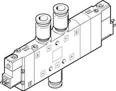Festo 5/3 Pressurized Air Solenoid Valve QS-10 1250l/min - 170347