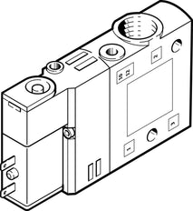 Festo 3/2 NC Monostable Air Solenoid Valve G1/8 900l/min - 196929