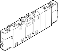 Festo 5/3 Pressurized Air Solenoid Valve G1/8 750l/min - 196933