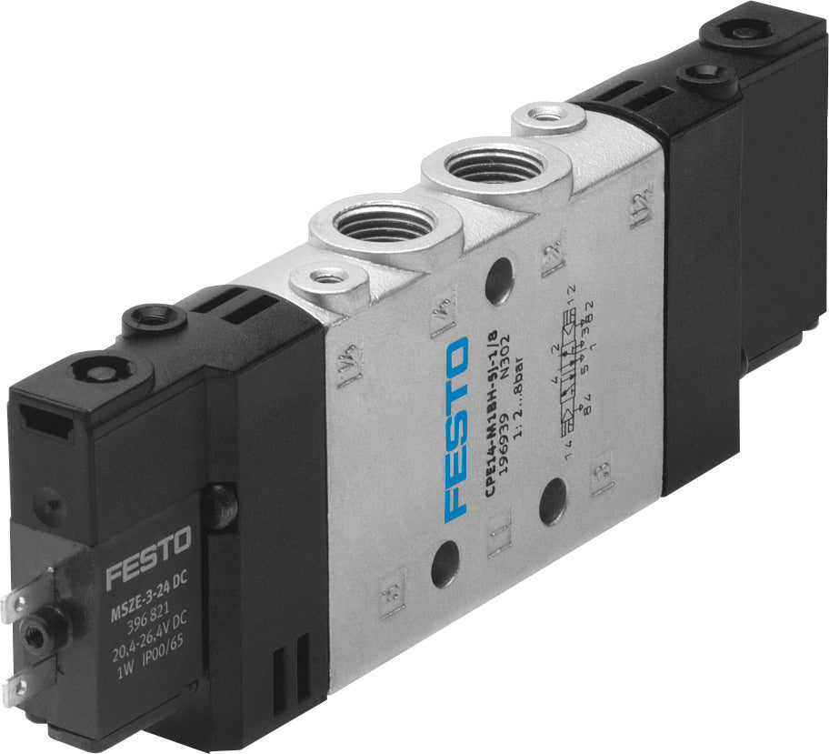 Festo 5/2 Bistable Air Solenoid Valve G1/8 800l/min - 196940