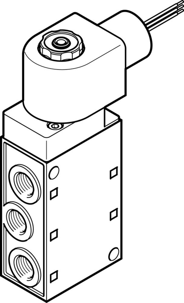 Festo 5/2 Monostable Air Solenoid Valve G1/4 1000l/min - 535910