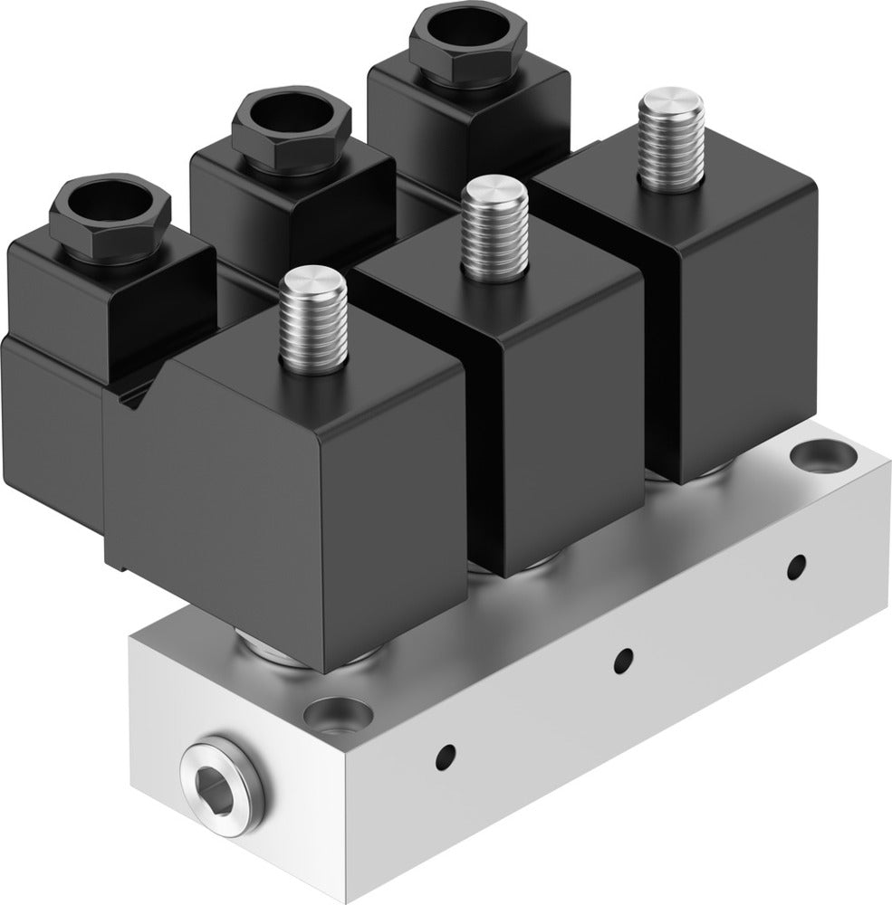 Festo 3x3/2 NC Monostable Air Solenoid Valve G1/4 160l/min - 6687