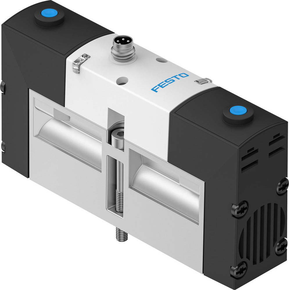 Festo 5/3 Exhausted Air Solenoid Valve Size 26mm ISO 15407-1 1000l/min - 534540