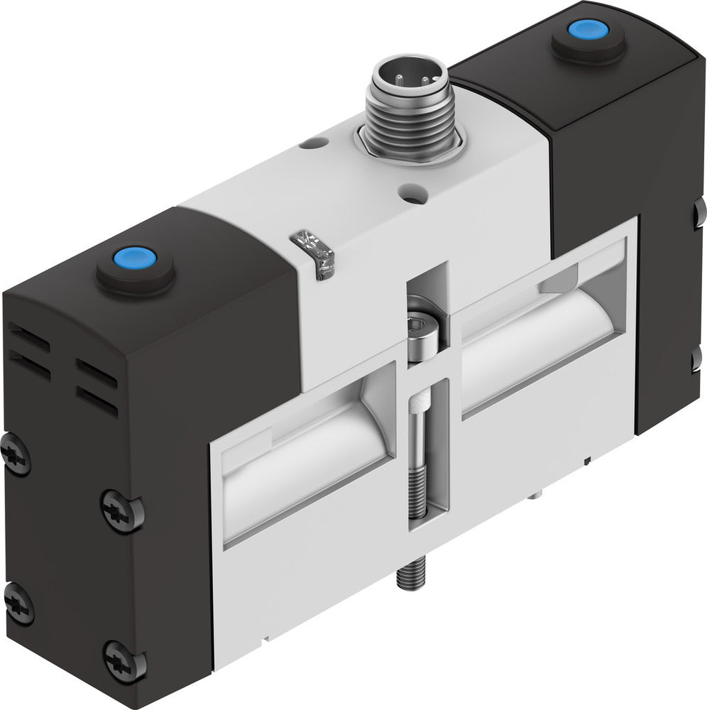 Festo 5/3 Pressurized Air Solenoid Valve Size 26mm ISO 15407-1 1000l/min - 534561