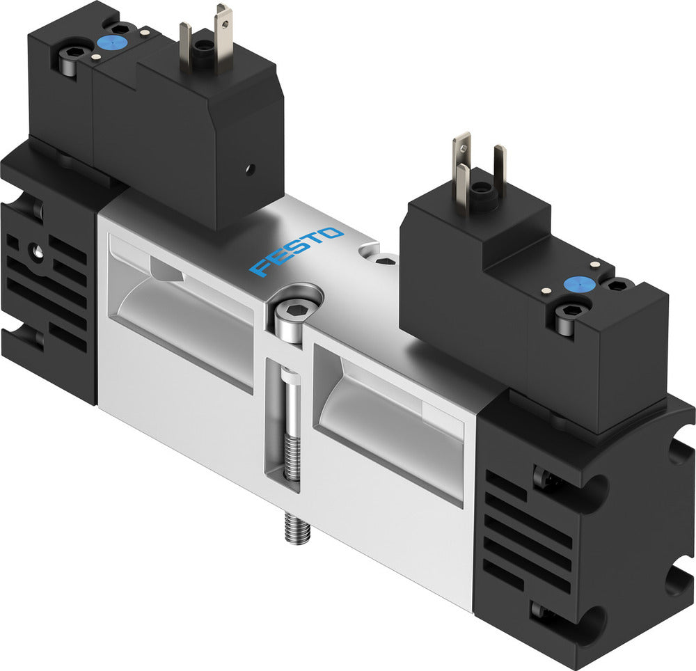Festo 5/3 Pressurized Air Solenoid Valve Size 18mm ISO 15407-1 450l/min - 547223