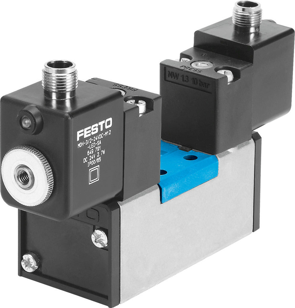 Festo 5/2 Bistable dominant Air Solenoid Valve Size 3 ISO 5599-1 4500l/min - 539081