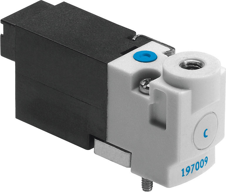 Festo 3/2 NC Monostable Air Solenoid Valve Sub-base 10l/min 0 - 8bar/0 - 116psi - 197010