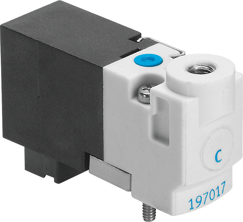 Festo 3/2 NC Monostable Air Solenoid Valve Sub-base 10l/min 0 - 8bar/0 - 116psi - 197016