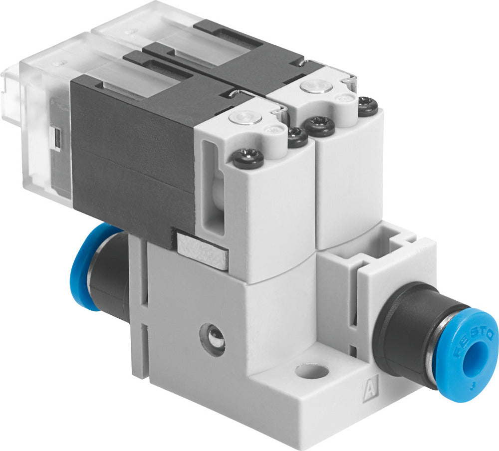 Festo 2x2/2 NC Monostable Vacuum Valve QS-3 30l/min 0 - 1.5bar/0 - 22psi - 562051