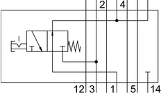 Festo Vertical Pressure Shut-Off Plate - 546096