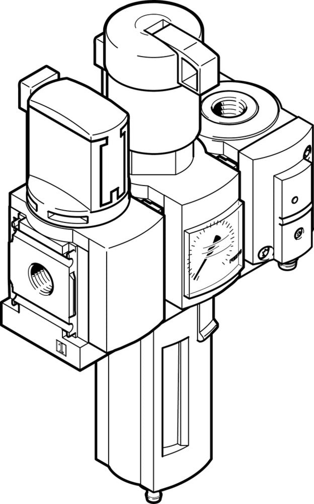 Festo Air Preparation Unit G1/4'' 0.5-7bar 1750l/min 40µm - 8042667