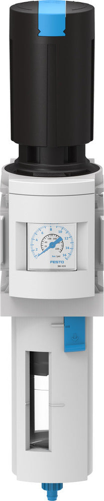 Festo Compressed Air Filter Regulator G1/4'' 0.5-12bar 2500l/min 40µm - 529208