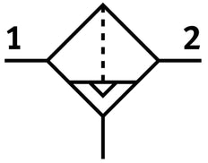 Festo Compressed Air Filter G3/8'' 2-12bar 2700l/min 40µm Midi - 159577