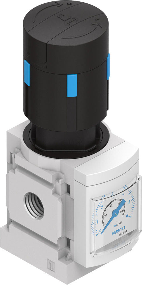 Festo Compressed Air Pressure Regulator G1/8'' 0.3-4bar 1200l/min - 529422