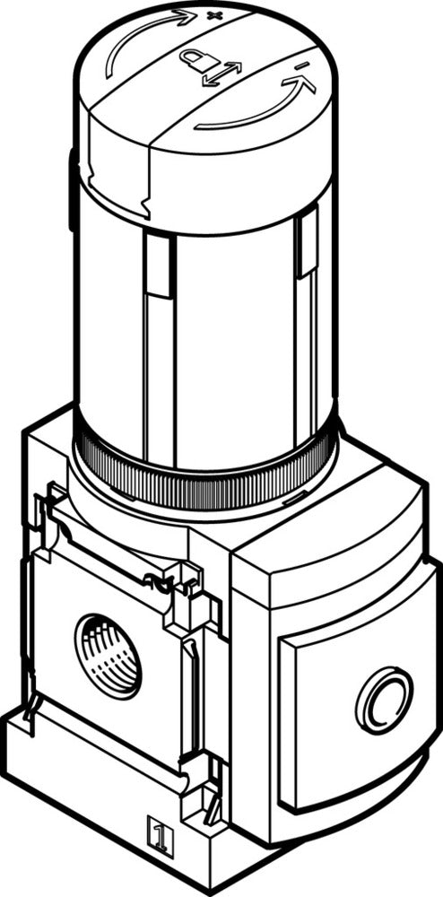 Festo Pressure Regulator G1/4'' 0.3-4bar 1900l/min - 529471