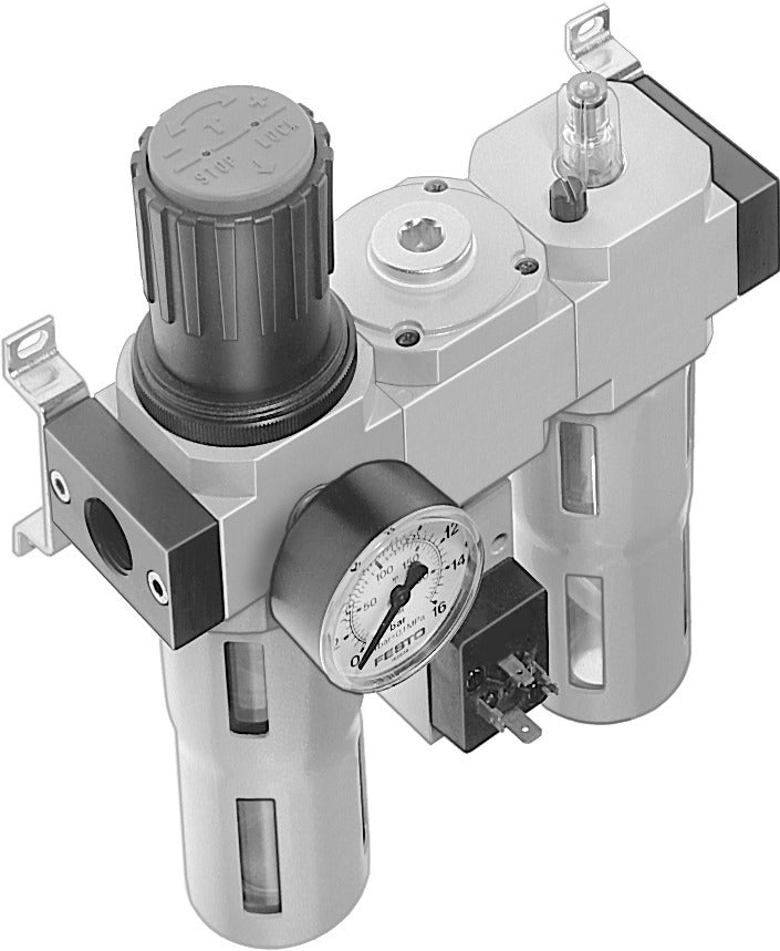 Festo Air Preparation Unit G1/4'' 0.5-12bar 980l/min 40µm Mini - 185805