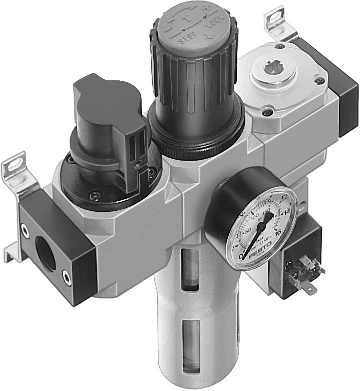 Festo Air Preparation Unit G1/4'' 0.5-12bar 1720l/min 40µm Midi - 185772