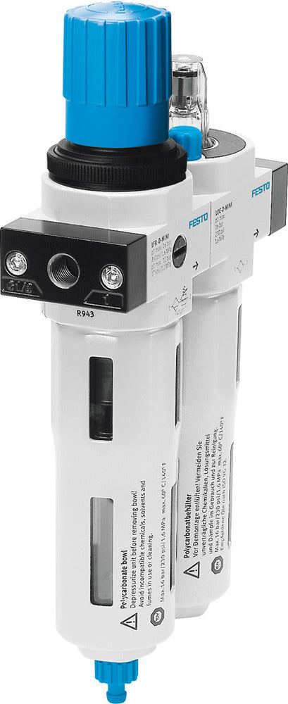 Festo Air Preparation Unit G1/4'' 0.5-12bar 850l/min 5µm Mini - 192661