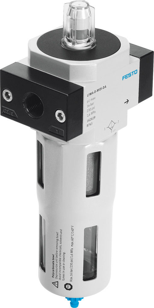 Festo Micro Filter G3/8'' 1-16bar 880l/min 0.01µm Midi - 532847