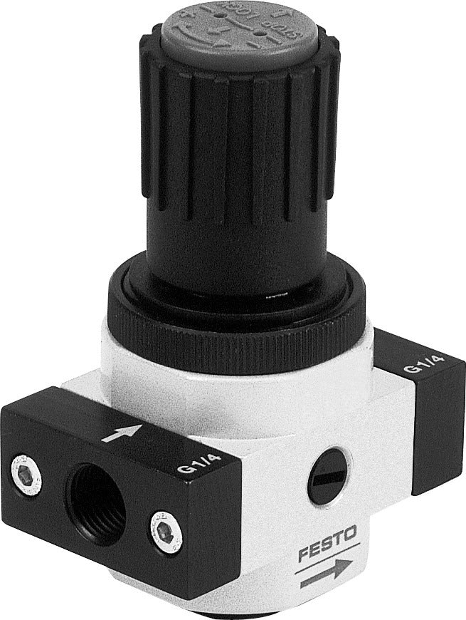 Festo Compressed Air Pressure Regulator G1/4'' 0.5-12bar 1500l/min Mini - 192306