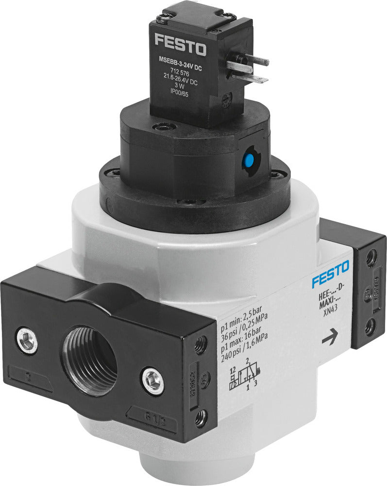 Festo Shut Off Valve G1/2'' 2.5-16bar 5600l/min Maxi - 186519