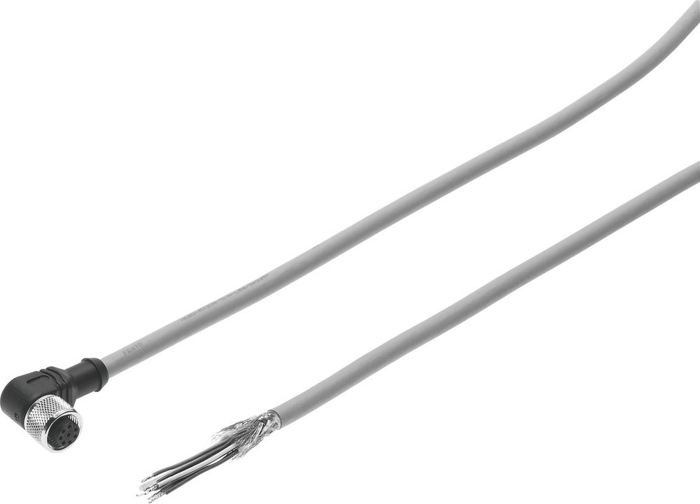 Festo Plug Socket With Cable M12x1 A-coded EN 61076-2-101 10m - 570007