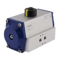 Pneumatic Actuated Flanged Ball Valve 3-Way T1-port DN40 PN16 Stainless Steel