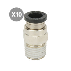 6mmxR1/4'' Straight Push Fit [10 pieces]