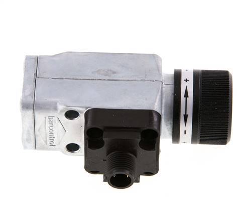 0.5 to 8bar SPDT Zinc Die-Cast Pressure Switch G1/4'' 250VAC 4-pin M12 Connector