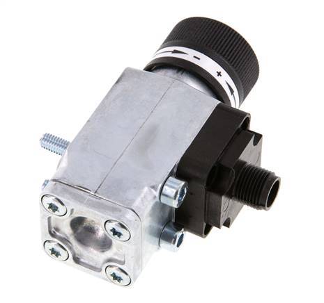 0.5 to 8bar SPDT Zinc Die-Cast Pressure Switch Flange 250VAC 4-pin M12 Connector