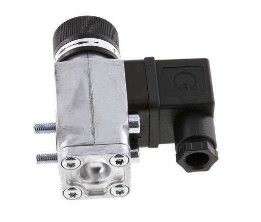1 to 16bar SPDT Zinc Die-Cast Pressure Switch Flange 250VAC DIN-A Connector