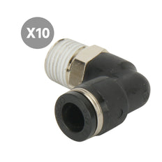 6mmxR1/8'' Elbow Push Fit [10 pieces]