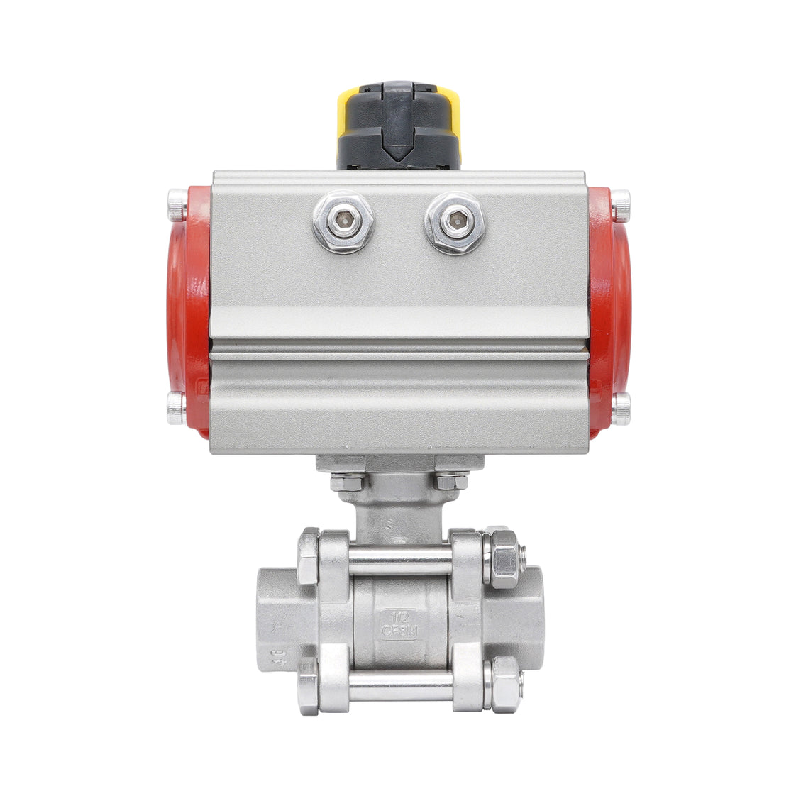 Rp 2'' 2-Way Pneumatic Stainless Steel Ball Valve Spring-opened