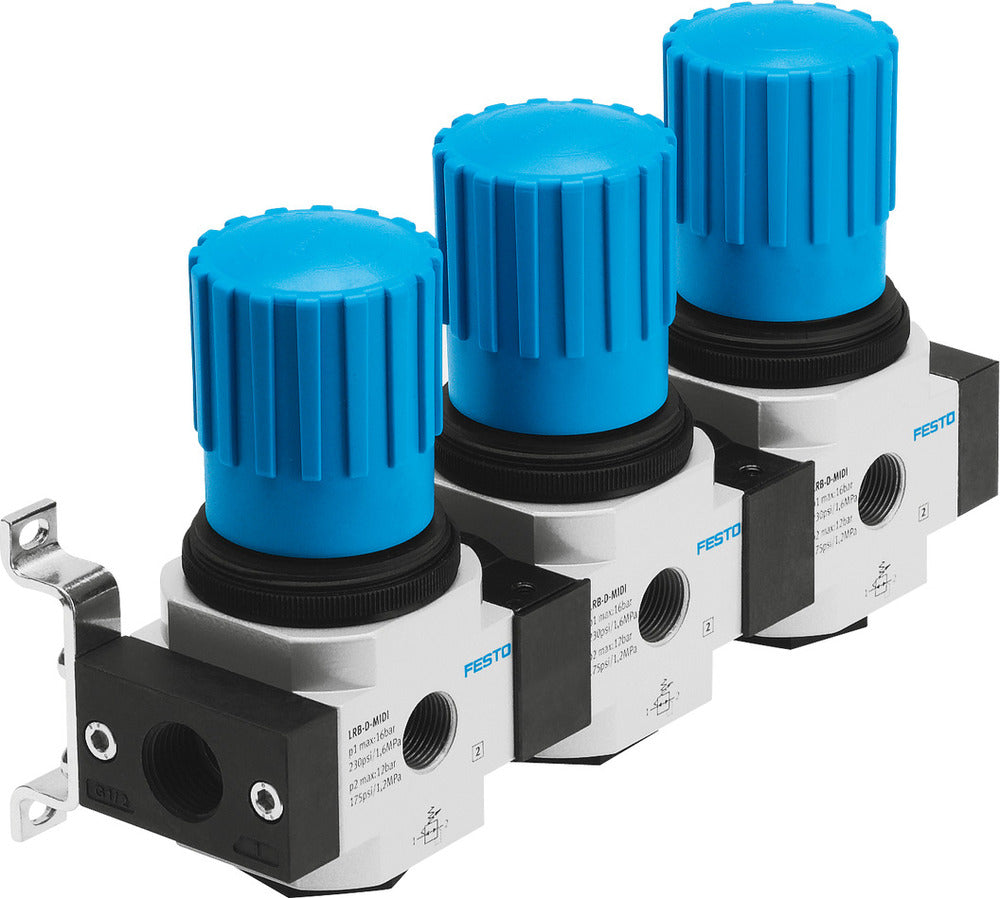 Festo Pressure Regulator Manifold G3/8'' 0.5-12bar 1600l/min Mini - 528971