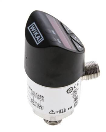 0 to 1.6bar Stainless Steel Wika Electronic Pressure Switch G1/4'' 1VDC 4-pin M12 Connector