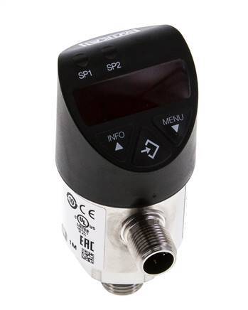 0 to 1.6bar Stainless Steel Wika Electronic Pressure Switch G1/4'' 1VDC 4-pin M12 Connector